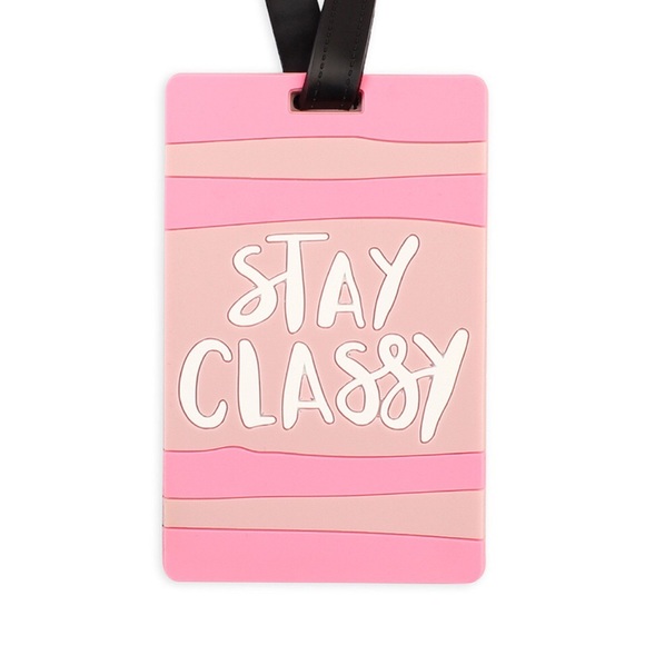 SET of 2 pink luggage tags. Cute & Sassy! - Picture 3 of 7